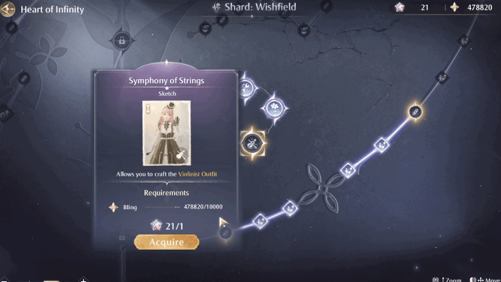 Acquire the Symphony of Strings Sketch