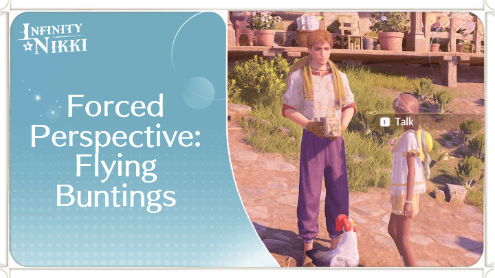 Infinity Nikki - Forced Perspective: Flying Buntings