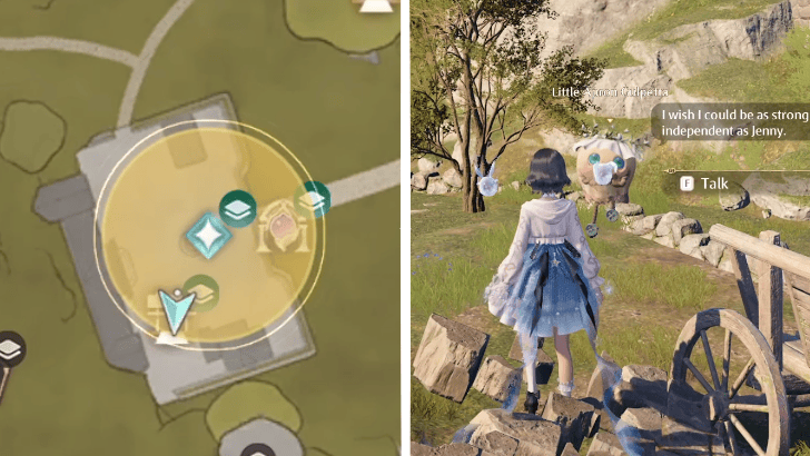 Infinity Nikki Find and Talk to Gulpetta