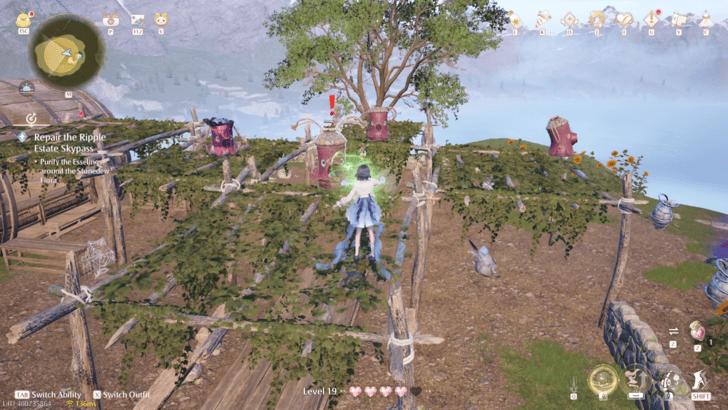 Infinity Nikki Purify the Esselings Around the Stonedew Flora