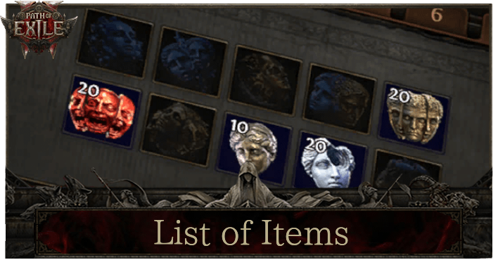 Path of Exile 2 List of Items