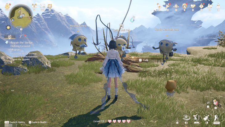 Infinity Nikki Go to the Stellar Fishing Ground Station to Open the Skypass