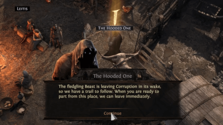 The Hooded One Earning Passage