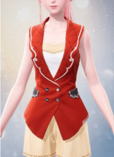Red Checkered Vest Image