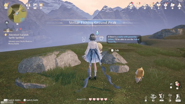 Infinity Nikki Go to the Stellar Fishing Ground and Talk to Pinny