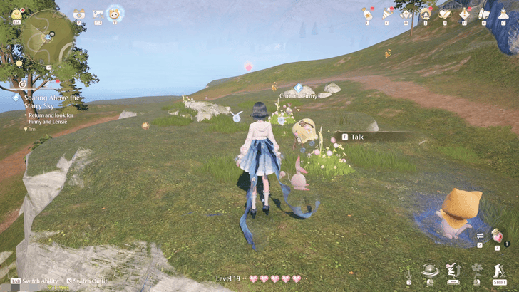 Infinity Nikki Return and Look for Pinny and Lensie