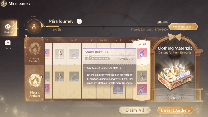 Shiny Bubbles as Battle Pass Reward