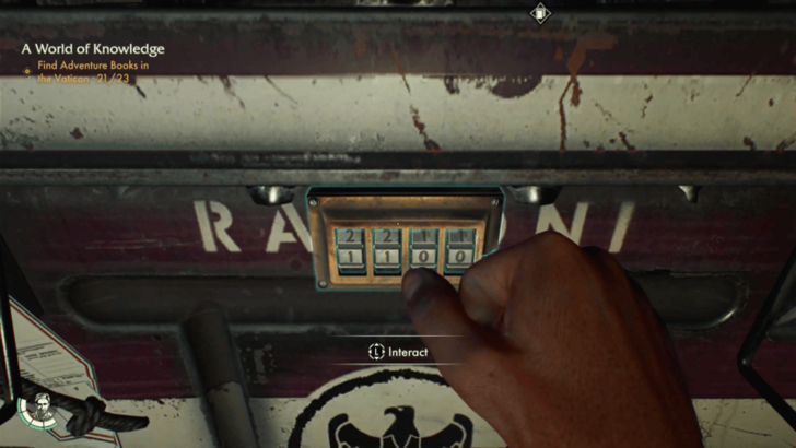 Indiana Jones and the Great Circle - Post Office Cellar Lockbox