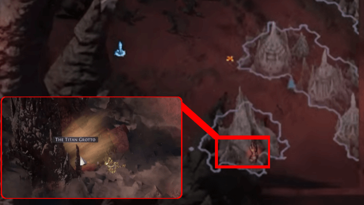 The Titan Grotto Entrance