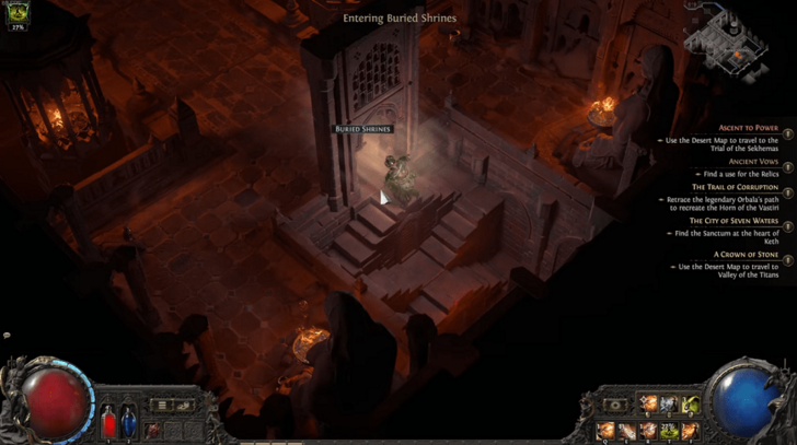 Path of Exile 2 (PoE2) - The Buried Shrines