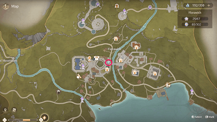 Florawish Whimstar Ball Location