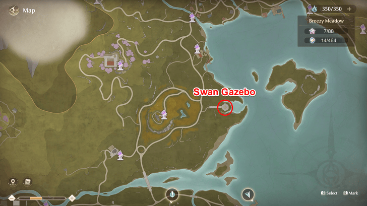 Swan Gazebo Location