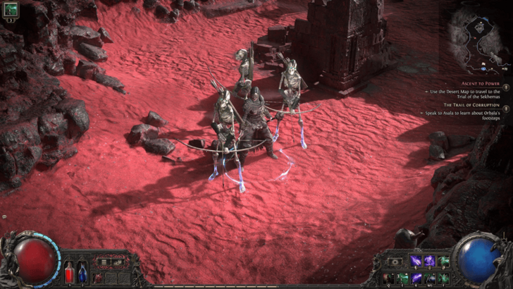 Path of Exile 2 - Skeletal Sniper Minions