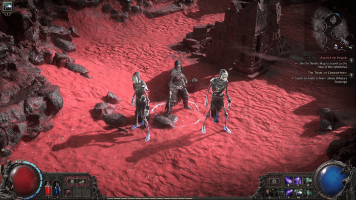 Path of Exile 2 - Skeletal Frost Mage Minions