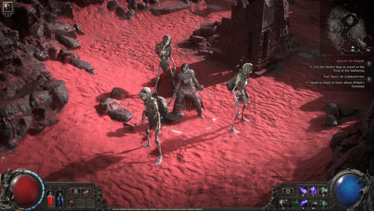 Path of Exile 2 - Skeletal Arsonist Minions