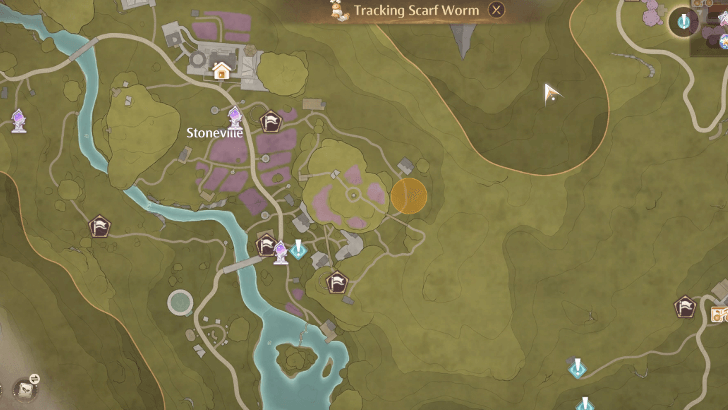 Scarf Worm Location in Stoneville