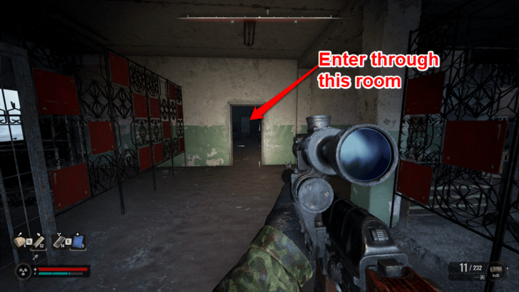 How to Reach the Second Yellow Key Step 4