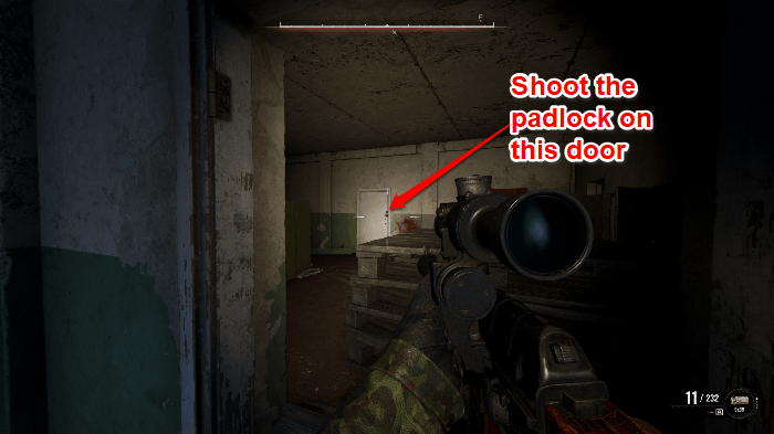 How to Reach the Key to the Old Padlock Step 3