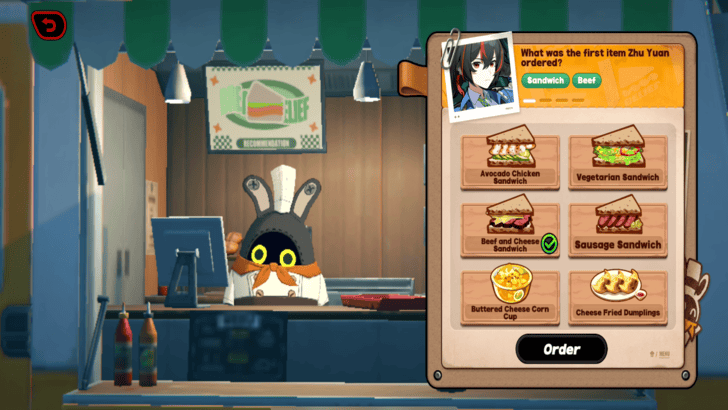 Collect Orders for the Chef Bangboo