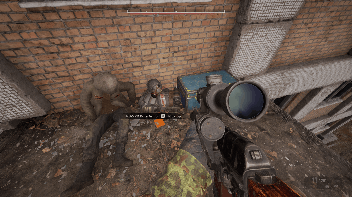 PSZ-9D Duty Armor Location