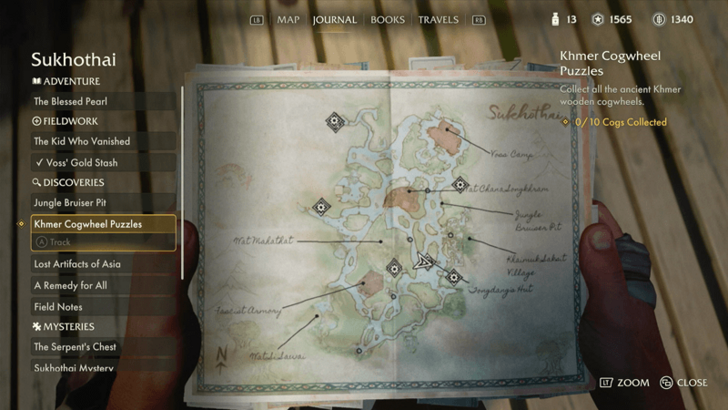 Indiana Jones and the Great Circle - Khmer Cogwheel Puzzles