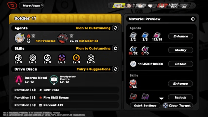 Special Training Plan for Building