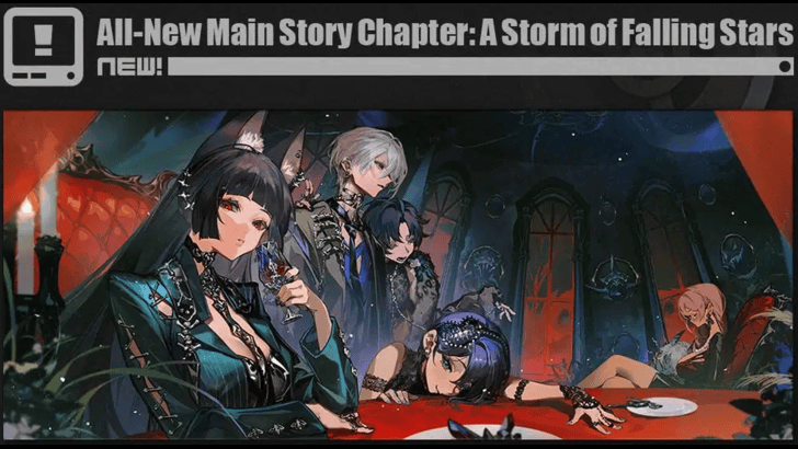 A Storm of Falling Stars