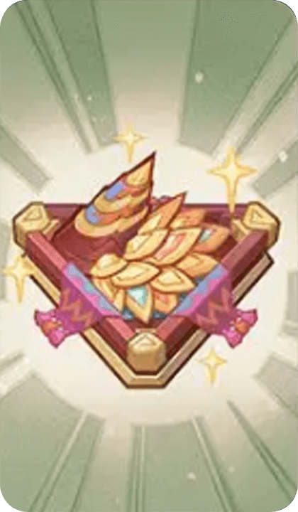 Genshin - Glittering Gemstones Card