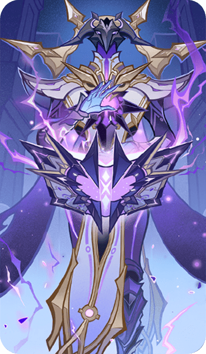 Genshin - Abyss Lector: Violet Lightning Card