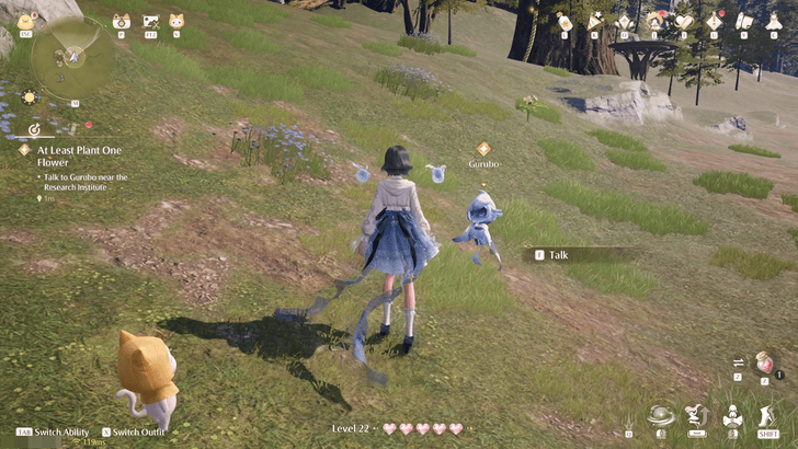 Infinity Nikki Talk to Gurubo Near the Research Institute