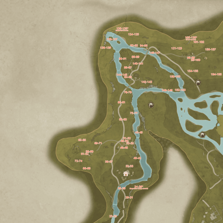 Wishing Woods Dew Locations - Top Left