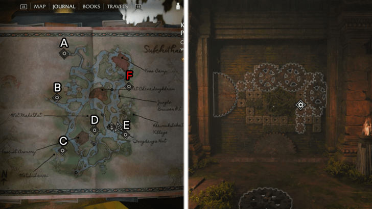 Indiana Jones and the Great Circle - Khmer Cogwheel Puzzles