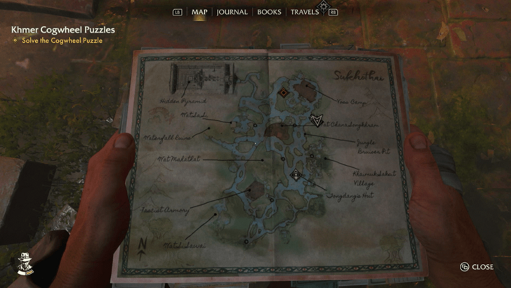 Indiana Jones and the Great Circle - Khmer Cogwheel Puzzles