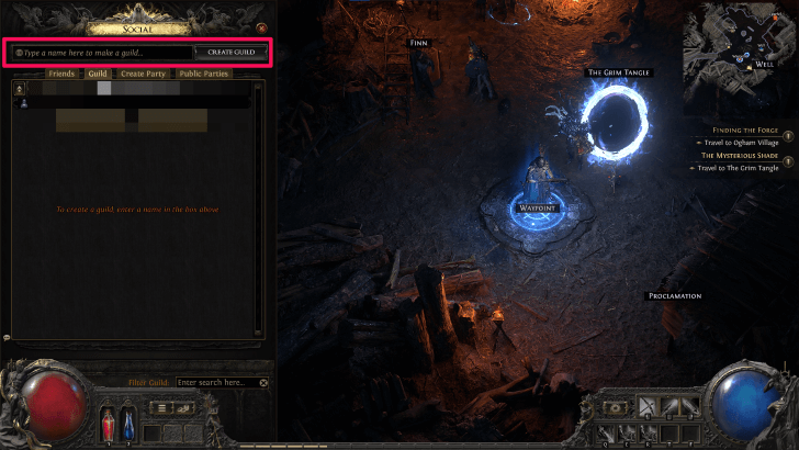 POE 2 - Name your Guild