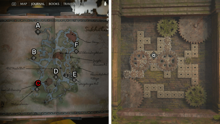 Indiana Jones and the Great Circle - Khmer Cogwheel Puzzles