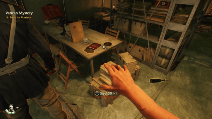 Stealing Money in a Nazi Tent