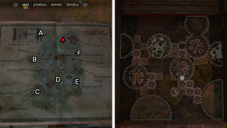 Indiana Jones and the Great Circle - Khmer Cogwheel Puzzles