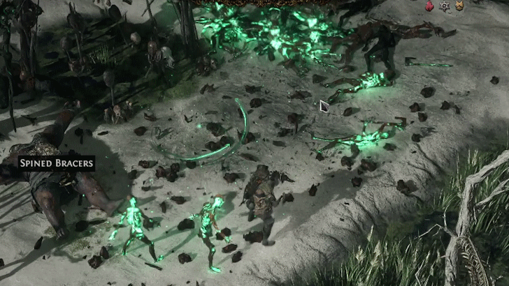 Path of Exile 2 - Rootdredge Be Careful of Any Glowing Green Enemies