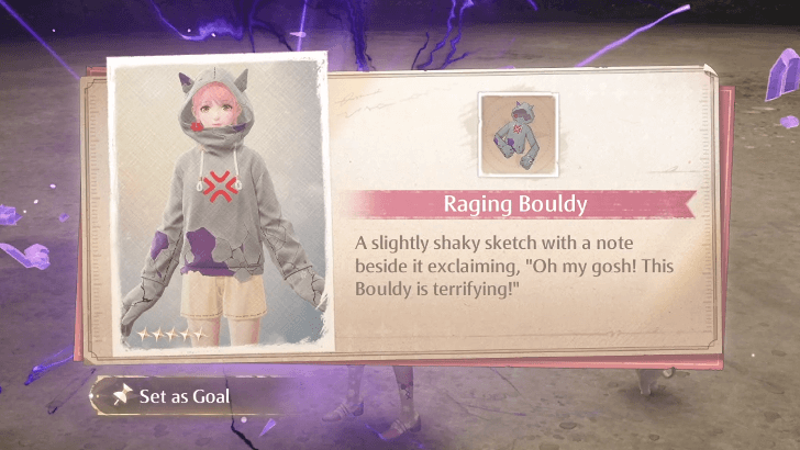 Raging Bouldy Sketch from First Bouldy Boss Fight