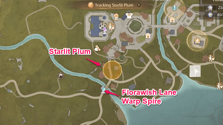 Starlit Plum Location in Florawish