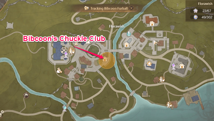 Bibcoon Location in Florawish