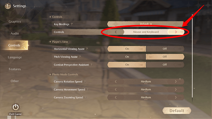 Switch to Controller