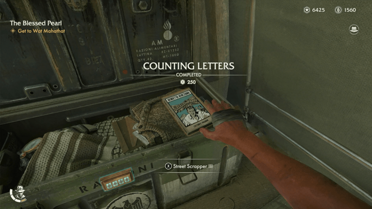 Indiana Jones and the Great Circle - Counting Letters