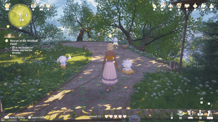 Infinity Nikki Go to the Temple of Wishes and Find the Librarian