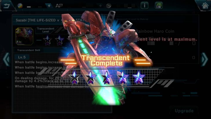 Yellow Sazabi Transcendent - Gundam UCE