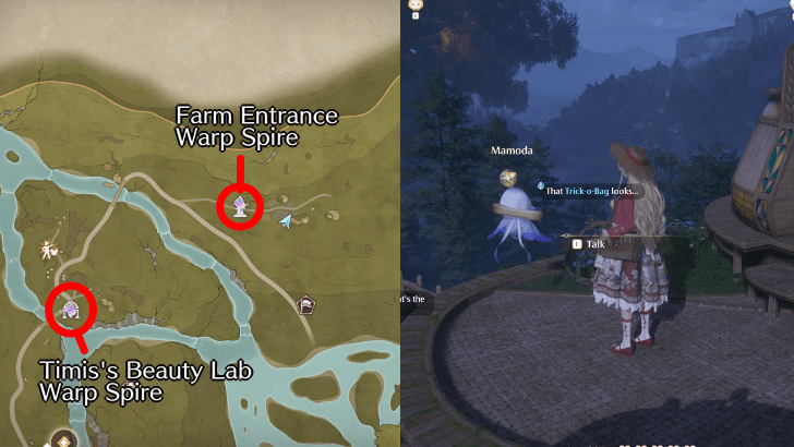 Infinity Nikki Risky Photography: Trick-o-Bag Quest Location