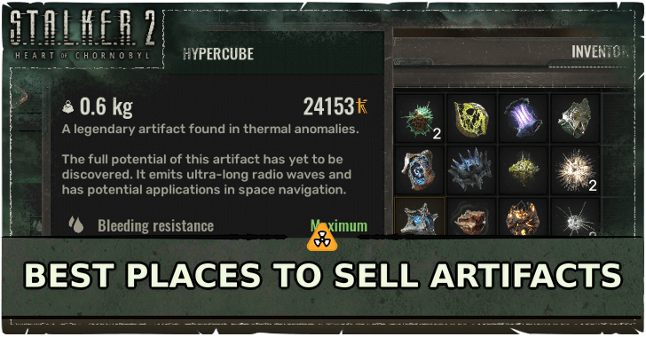 Stalker 2 - Best Places to Sell Artifacts