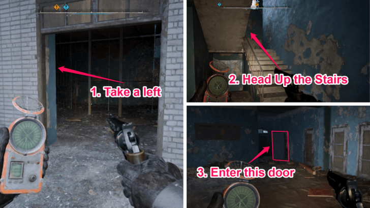 Going to the Second Floor of School