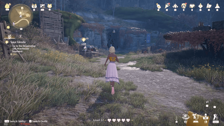 Infinity Nikki Go to the Desperation Orb Warehouse Basement