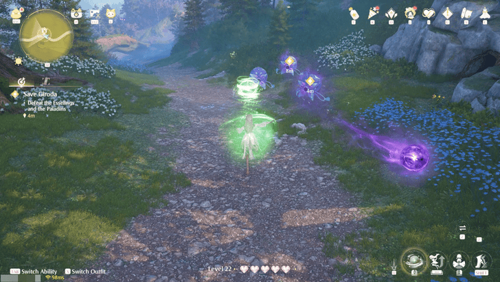 Infinity Nikki Defeat the Esselings and the Paladins